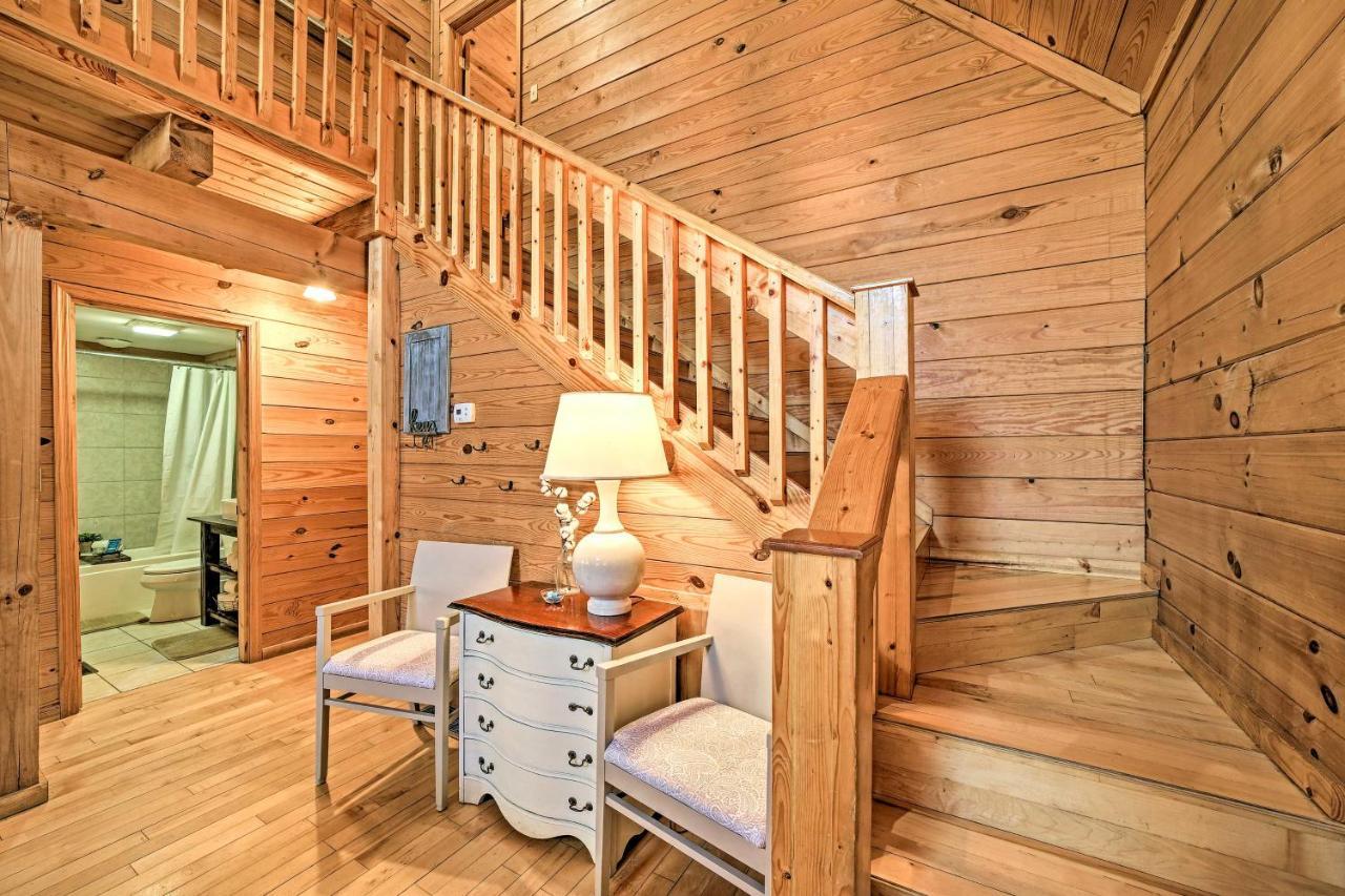 Creekside Bryson City Cabin With Private Hot Tub Exterior foto