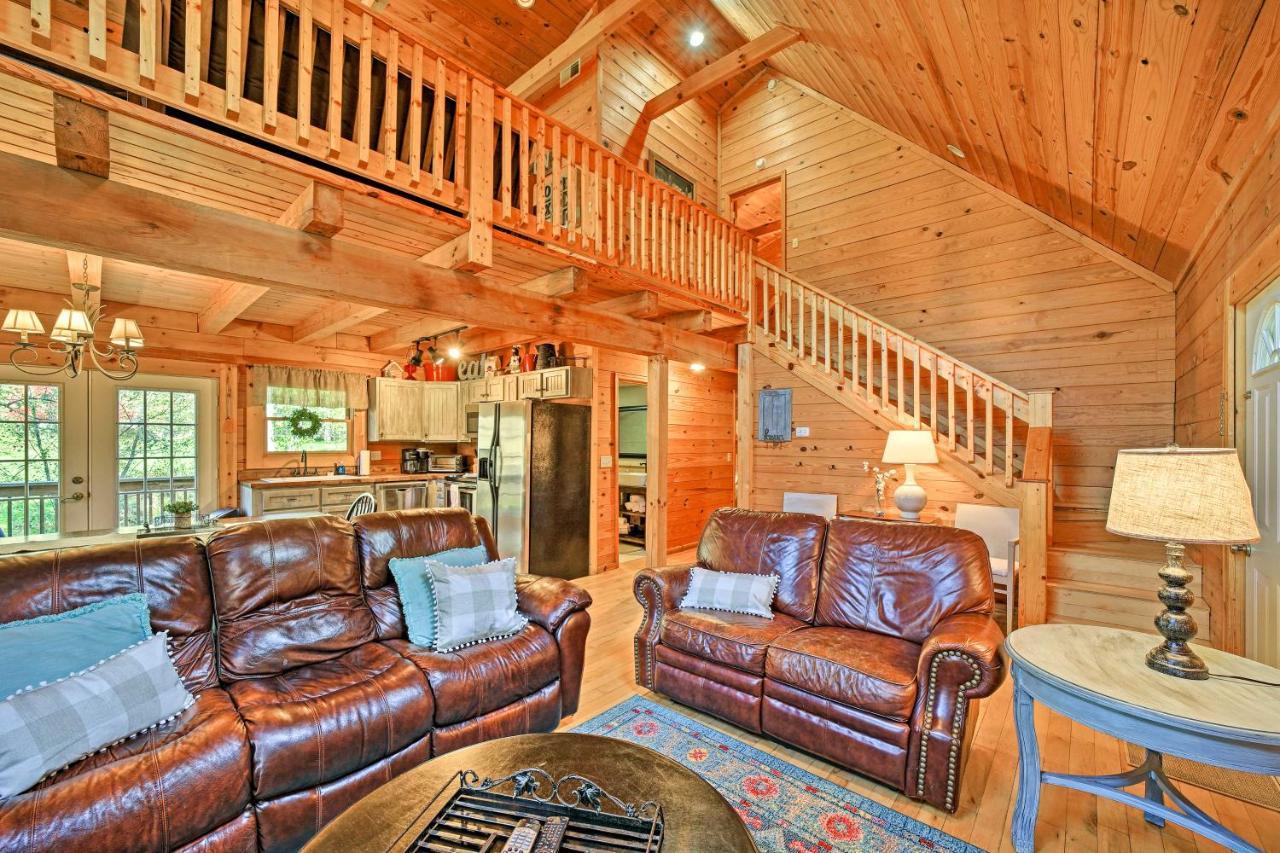 Creekside Bryson City Cabin With Private Hot Tub Exterior foto